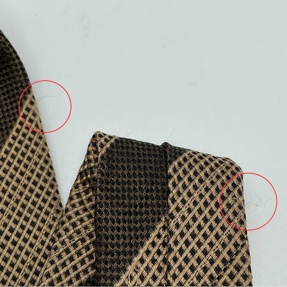 Vintage Coach Tie | 100% Italian Silk | Brown & Tan Regimental Stripe | Gift Box - Picture 8 of 8